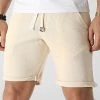 Meilleure vente 😀 Short Jogging Sixto Beige de American People 💯