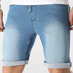 Budget 👍 Short Jean Sotter Bleu Denim de American People 👏