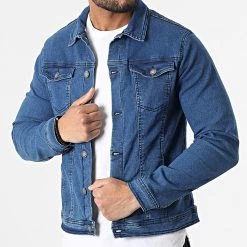 Offres 🥰 Veste Jean Money 109-03 Bleu Denim de American People 😉