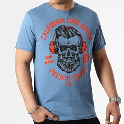 Nouveau ✨ Tee 👚 Shirt Tomas Bleu Clair de American People 🌟