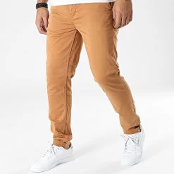 Top 10 ⌛ Pantalon Chino Slim Paciano Camel de American People 💯