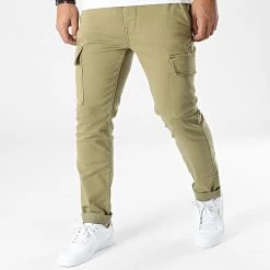 Meilleur prix 💯 Pantalon Cargo Pacte Vert Kaki de American People 👏