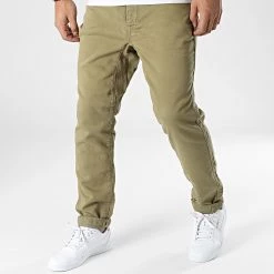 Meilleure vente 😉 Jean Slim Paddy Vert Kaki de American People 👍