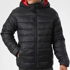 Meilleur prix ❤️ Doudoune Capuche Billy 109-04 Noir de American People 🌟