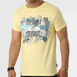 Meilleure affaire ✔️ Tee 👚 Shirt Murano Jaune de La Maison Blaggio 😍