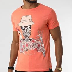 Meilleure vente 👍 Tee 👚 Shirt Modesto Corail de La Maison Blaggio 👍
