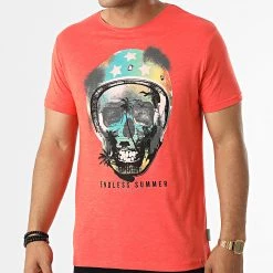 Meilleure affaire ✔️ T-shirt Madisson Orange Chiné de La Maison Blaggio 🛒