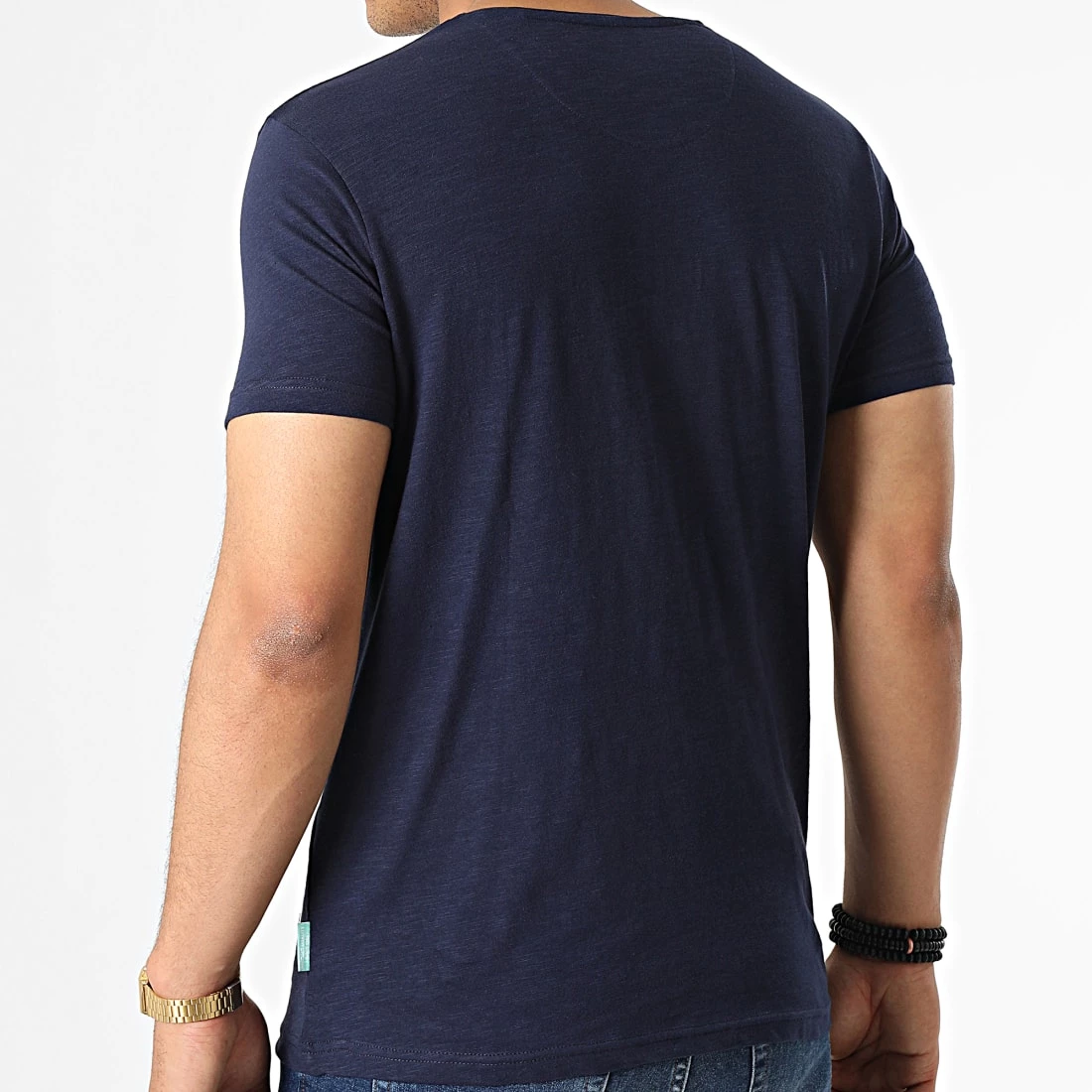 Meilleure vente ⭐ T-shirt Madisson Bleu Marine Chiné de La Maison Blaggio 👏 – Image 4