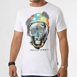 Meilleure vente 🥰 T-shirt Madisson Blanc Chiné de La Maison Blaggio 😍