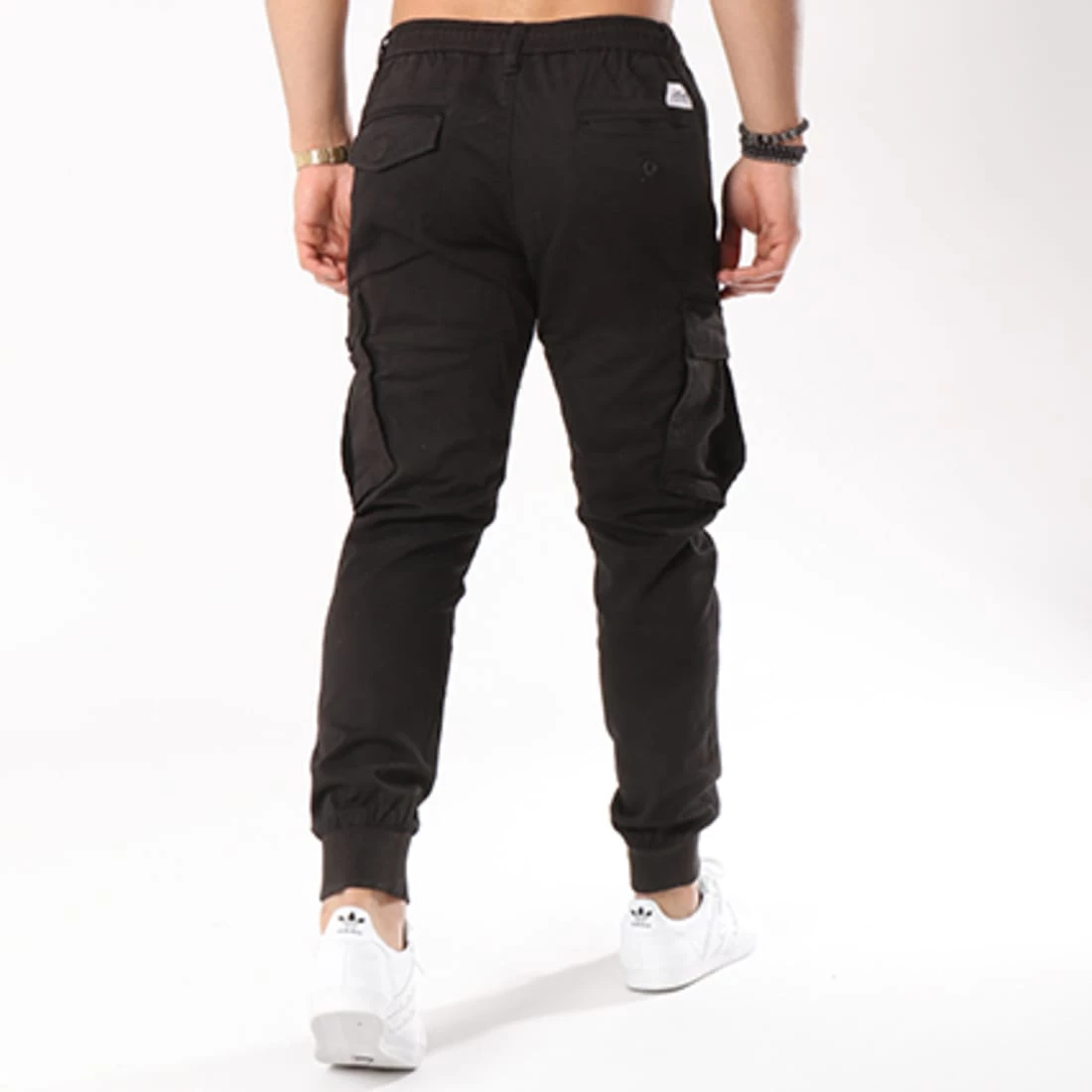 Vente flash ⭐ Pantalon Cargo Reflex Rib Noir de Reell 👖 Jeans 👍 – Image 5
