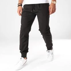 Offres 🤩 Jogger Pant Reflex Rib Noir de Reell 👖 Jeans 🎁