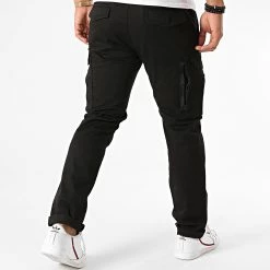 Meilleure vente 😉 Pantalon Cargo Reflex Easy Noir de Reell 👖 Jeans ✔️