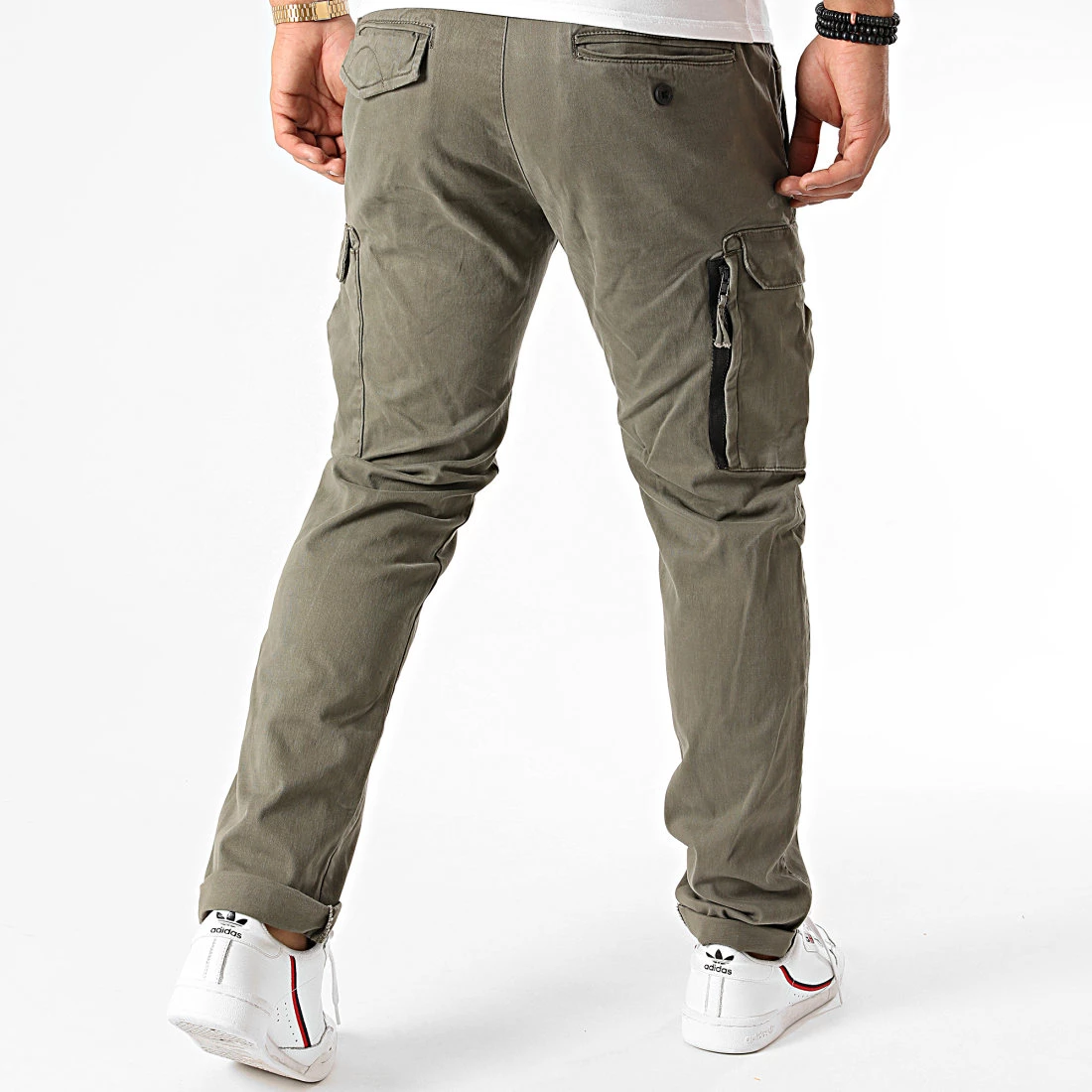 Tout neuf 🔥 Pantalon Cargo Reflex Easy Vert Olive de Reell 👖 Jeans 🔔 – Image 3