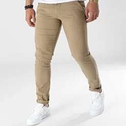 Top 10 😀 Pantalon Chino Flex Tapered Beige de Reell 👖 Jeans 🥰
