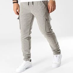 Nouveau 💯 Pantalon Cargo Reflex Rib Gris de Reell 👖 Jeans 🔥