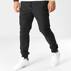 Meilleure vente ❤️ Jogger Pant Reflex Rib Pemium Noir de Reell 👖 Jeans 😉