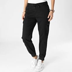 Grosses soldes 🥰 Pantalon Cargo Femme Reflex Noir de Reell 👖 Jeans 👍