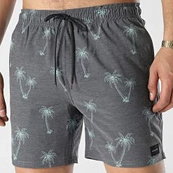Budget ⭐ Short De Bain Party Pack Volley CBOSY9 Gris Anthracite Chiné Floral de Rip Curl 🎉