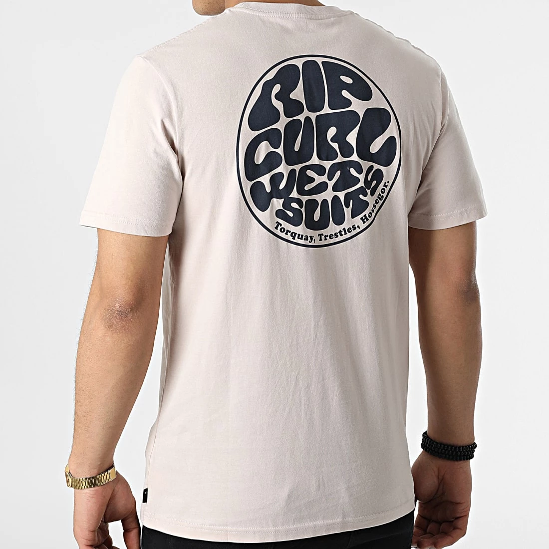 Acheter 🌟 Tee 👕 Shirt Wetsuit Icon CTEST9 Beige de Rip Curl 😀