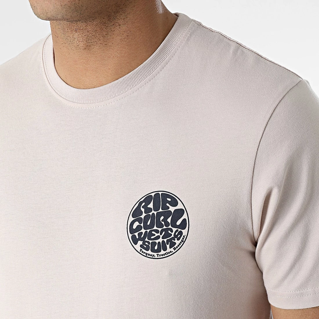 Acheter 🌟 Tee 👕 Shirt Wetsuit Icon CTEST9 Beige de Rip Curl 😀 – Image 2