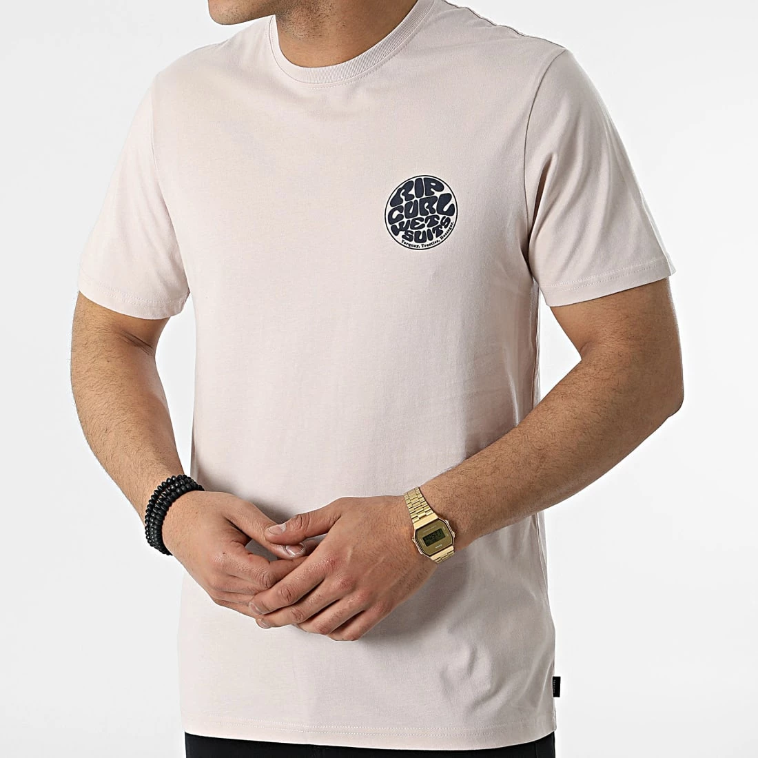 Acheter 🌟 Tee 👕 Shirt Wetsuit Icon CTEST9 Beige de Rip Curl 😀 – Image 3