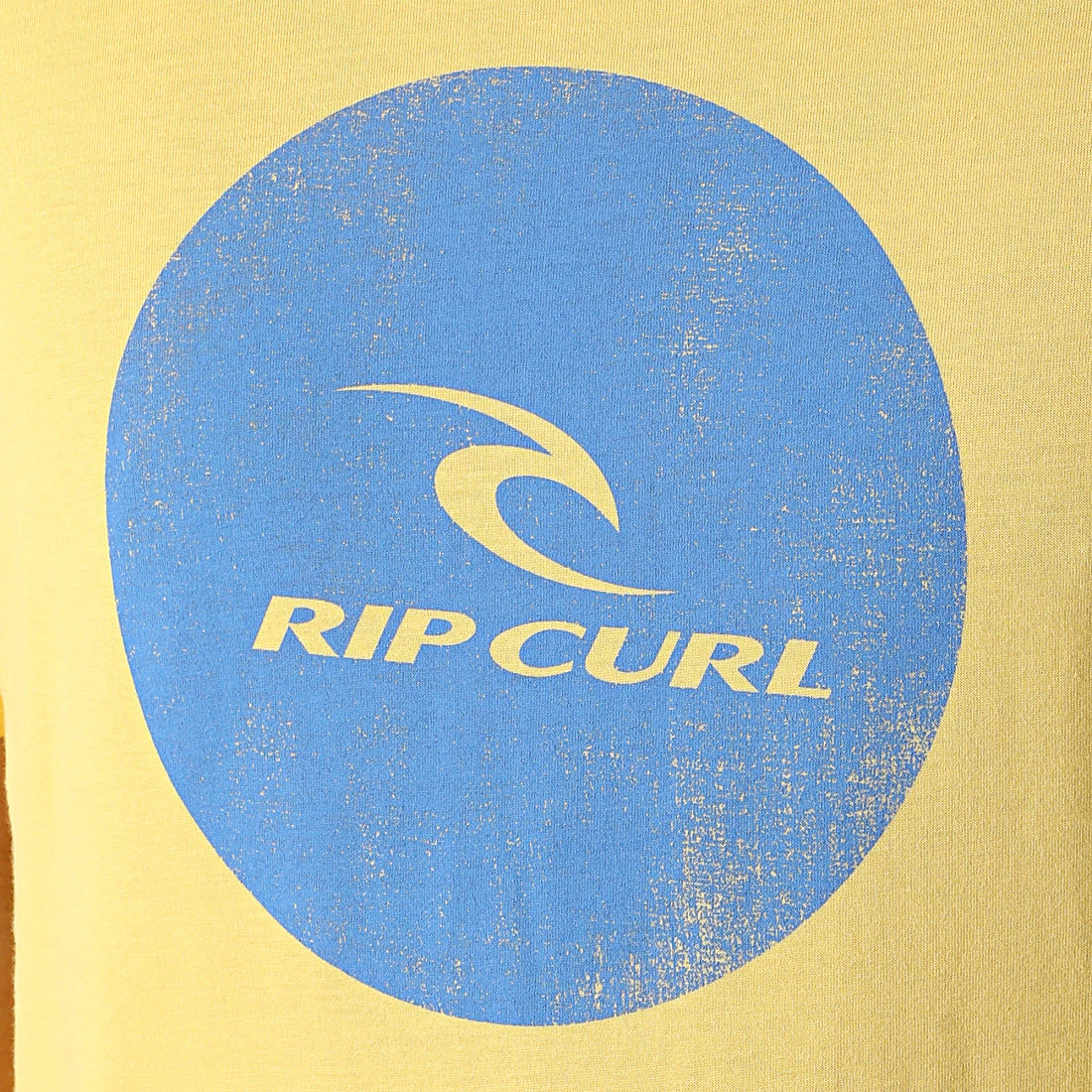 Remise ✨ Tee 👕 Shirt Corp Icon CTEXB9 Jaune de Rip Curl 🎁 – Image 2