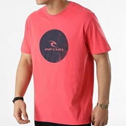 Les meilleures critiques de 🛒 Tee 👚 Shirt Corp Icon CTEXB9 Rouge de Rip Curl 🎁