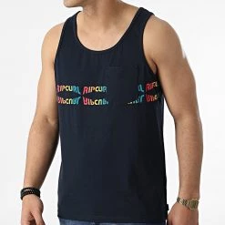 Vente flash ❤️ Débardeur A Poche Poitrine Surf Revival Reflect CTEYA9 Bleu Marine de Rip Curl 🎁