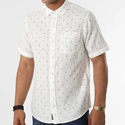 Meilleur prix 🔥 Chemise A Manches Courtes Kume Beige Clair de Tokyo Laundry ⭐