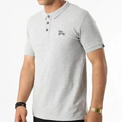 Coupon ❤️ Polo A Manches Courtes Marahau 3 Gris Chiné de Tokyo Laundry 🔔