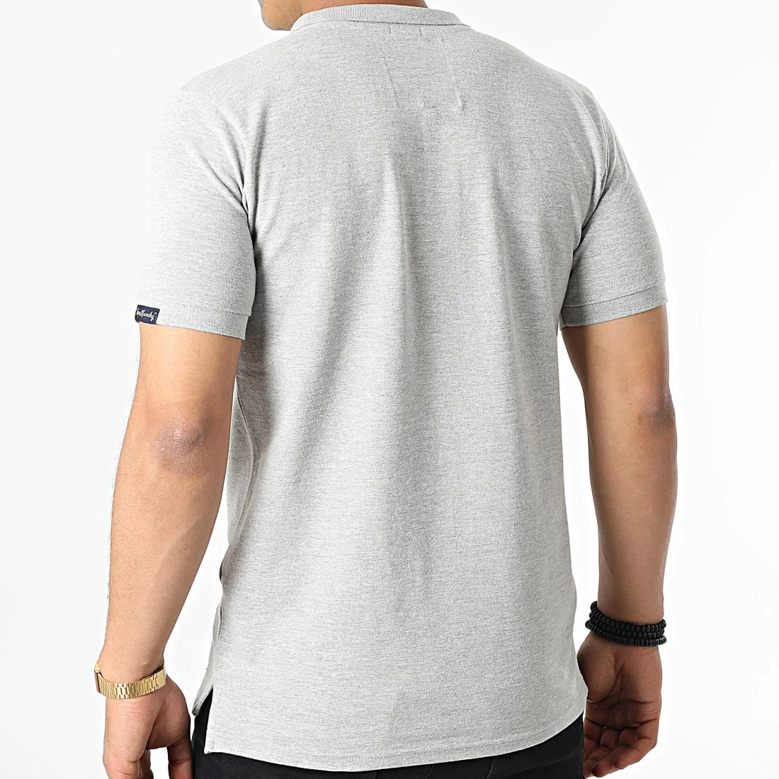 Coupon ❤️ Polo A Manches Courtes Marahau 3 Gris Chiné de Tokyo Laundry 🔔 – Image 4