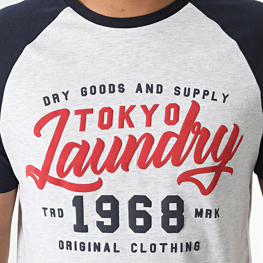 Les meilleures critiques de 😍 Tee 👚 Shirt Raggo Gris Clair Chiné Bleu Marine de Tokyo Laundry ✨ – Image 2