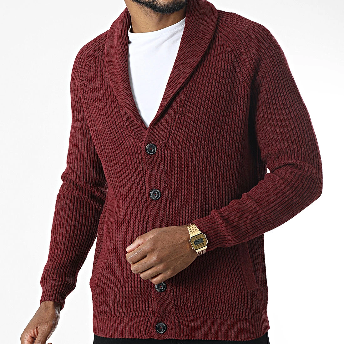 Promo 🎉 Gilet Col Amplified Hurd Bordeaux de Tokyo Laundry 😍 – Image 3