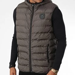 Vente flash 😉 Doudoune Capuche Sans Manches Tamaki Taupe de Tokyo Laundry 🧨