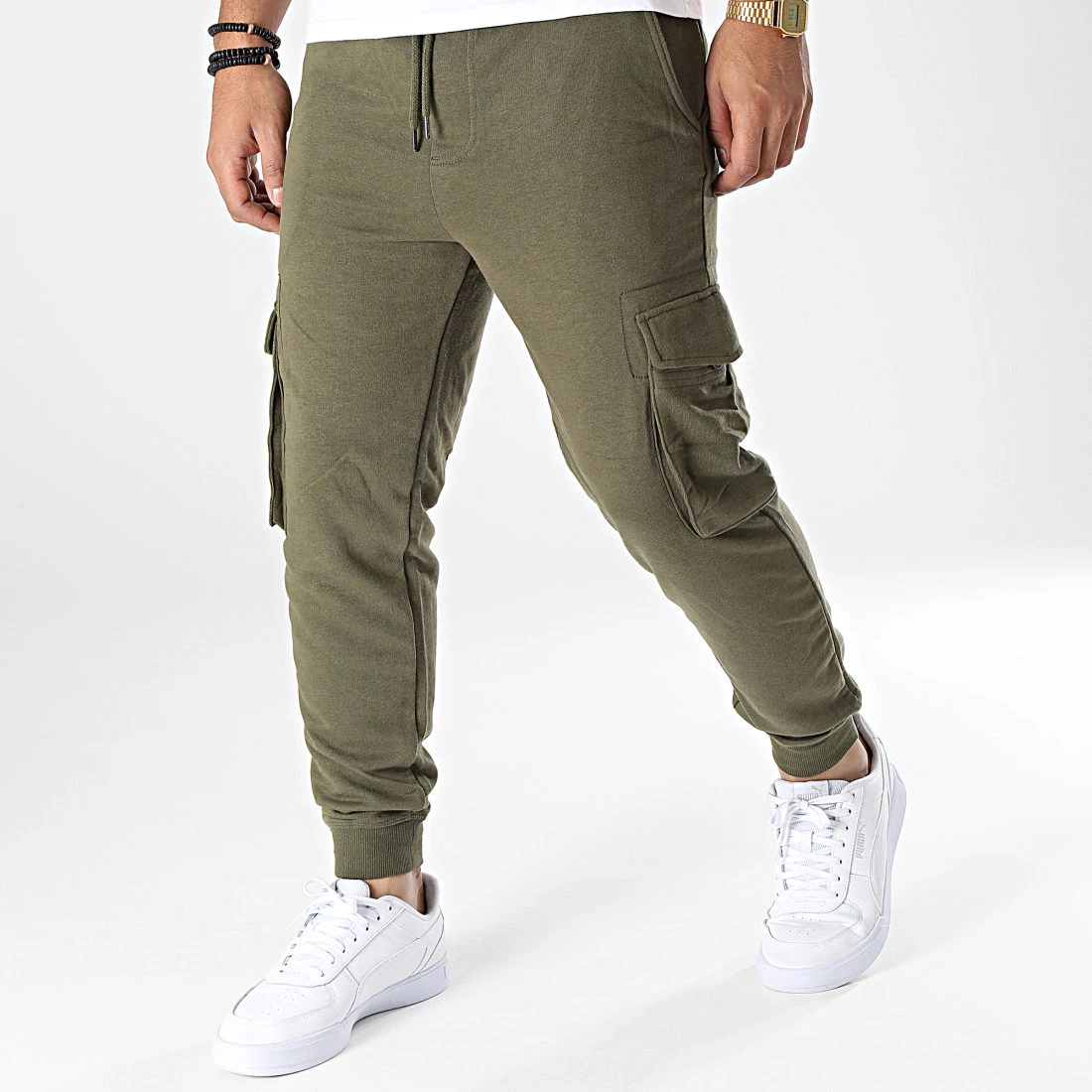 Meilleure affaire 💯 Pantalon Cargo Frankie Vert Kaki de Tokyo Laundry 👏